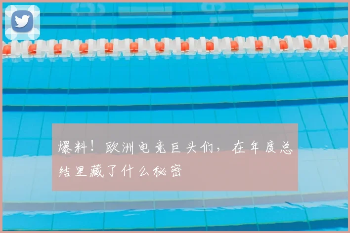 爆料！欧洲电竞巨头们，在年度总结里藏了什么秘密